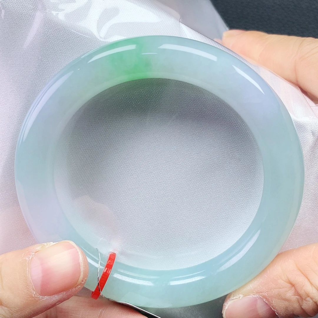 翡翠手镯未镶嵌56胖