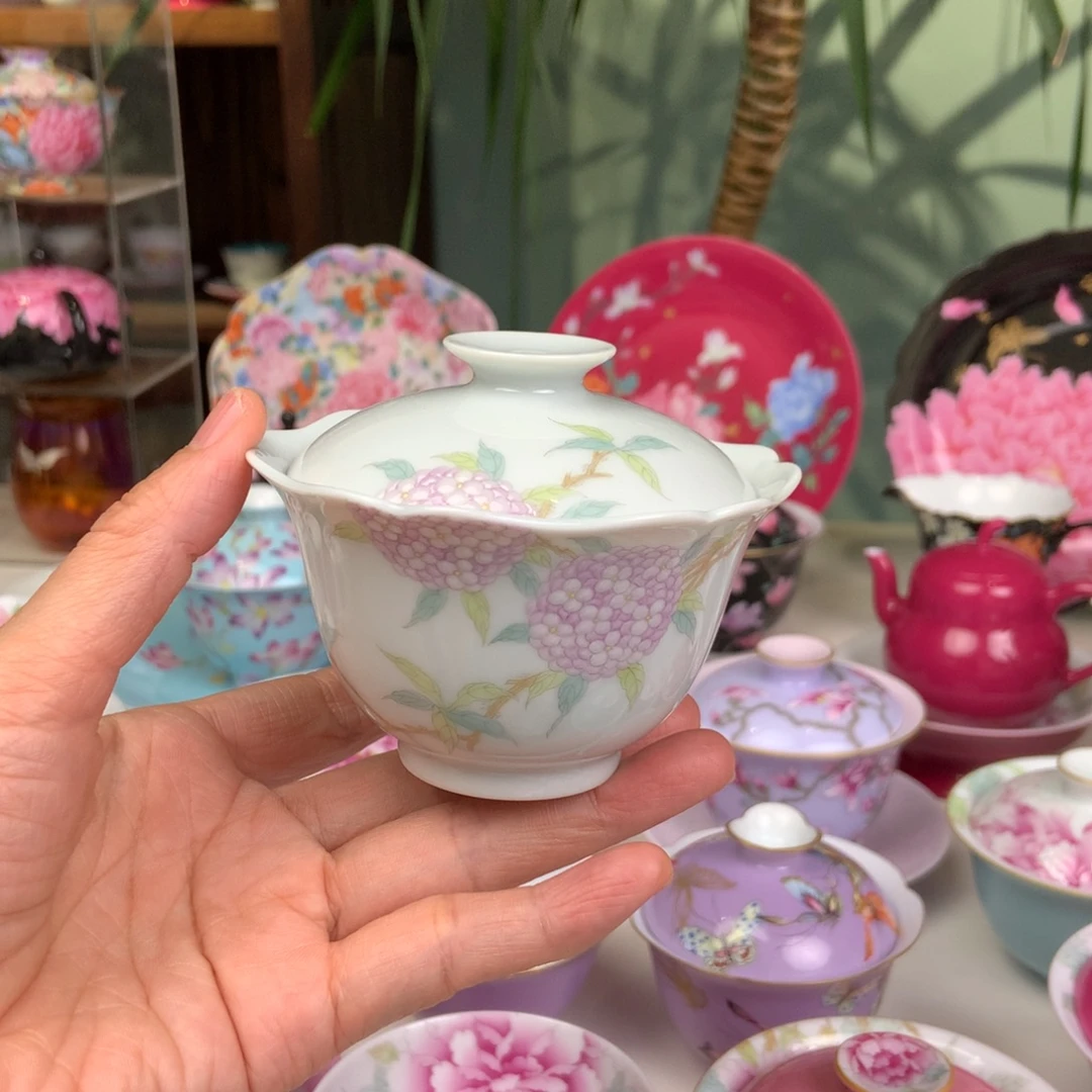 陶景德镇手工手绘绣花