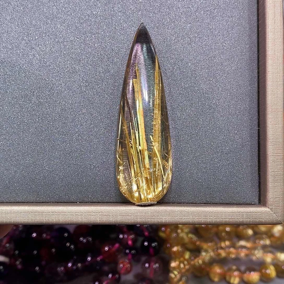 吊坠(赠链)未镶嵌水晶金钛晶