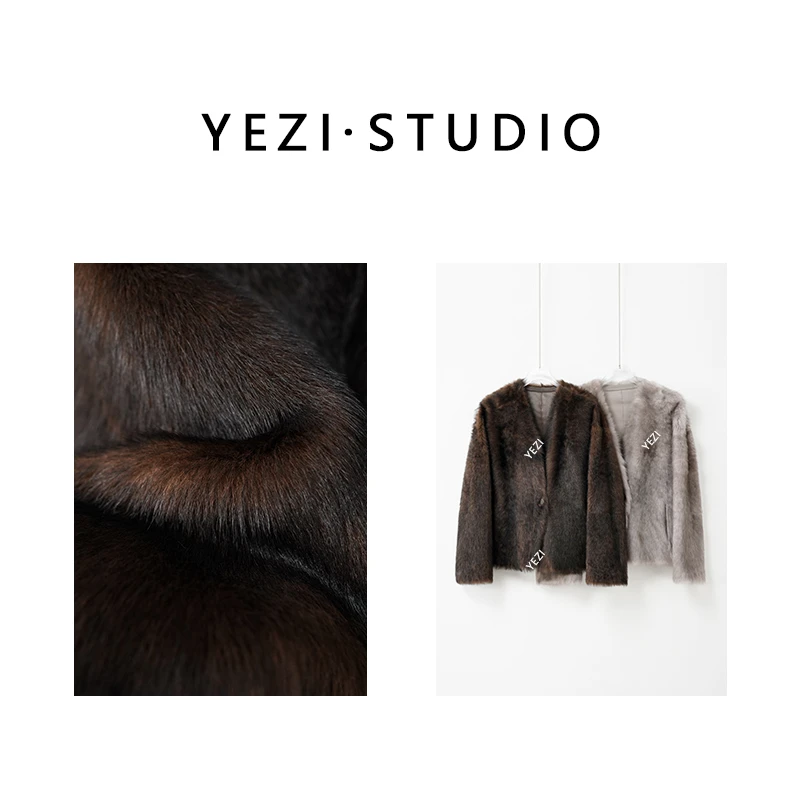 现货直发【月光贝贝】西班牙進口奢华贝贝托卡三色混染外套25330012