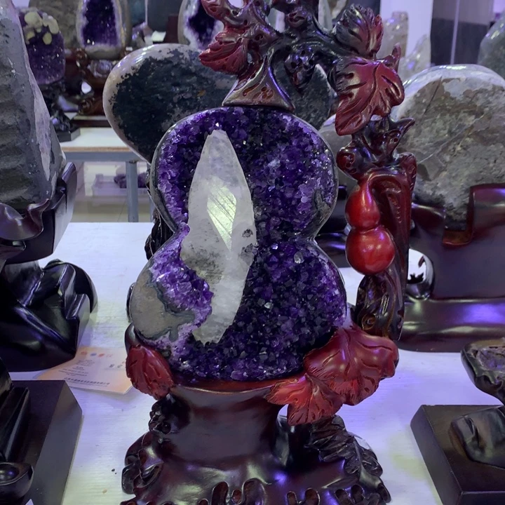 大型摆件（非配饰）紫晶未镶嵌