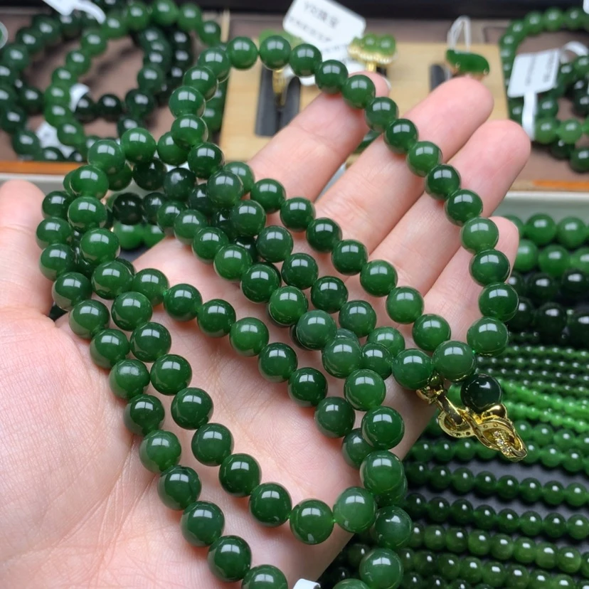 【闪购商品】颈饰未镶嵌和田玉（碧玉）q****88m