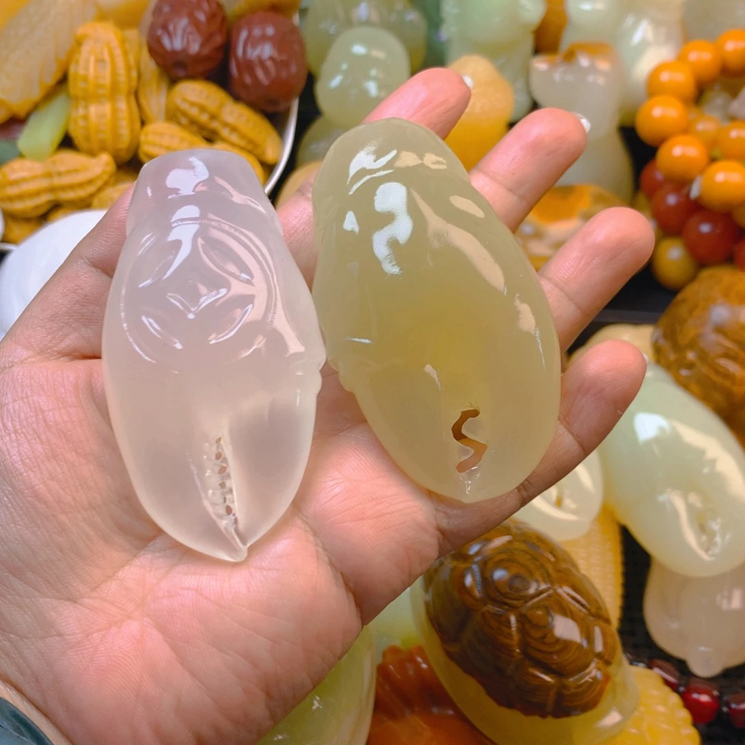 小*新疆五彩石蟹钳