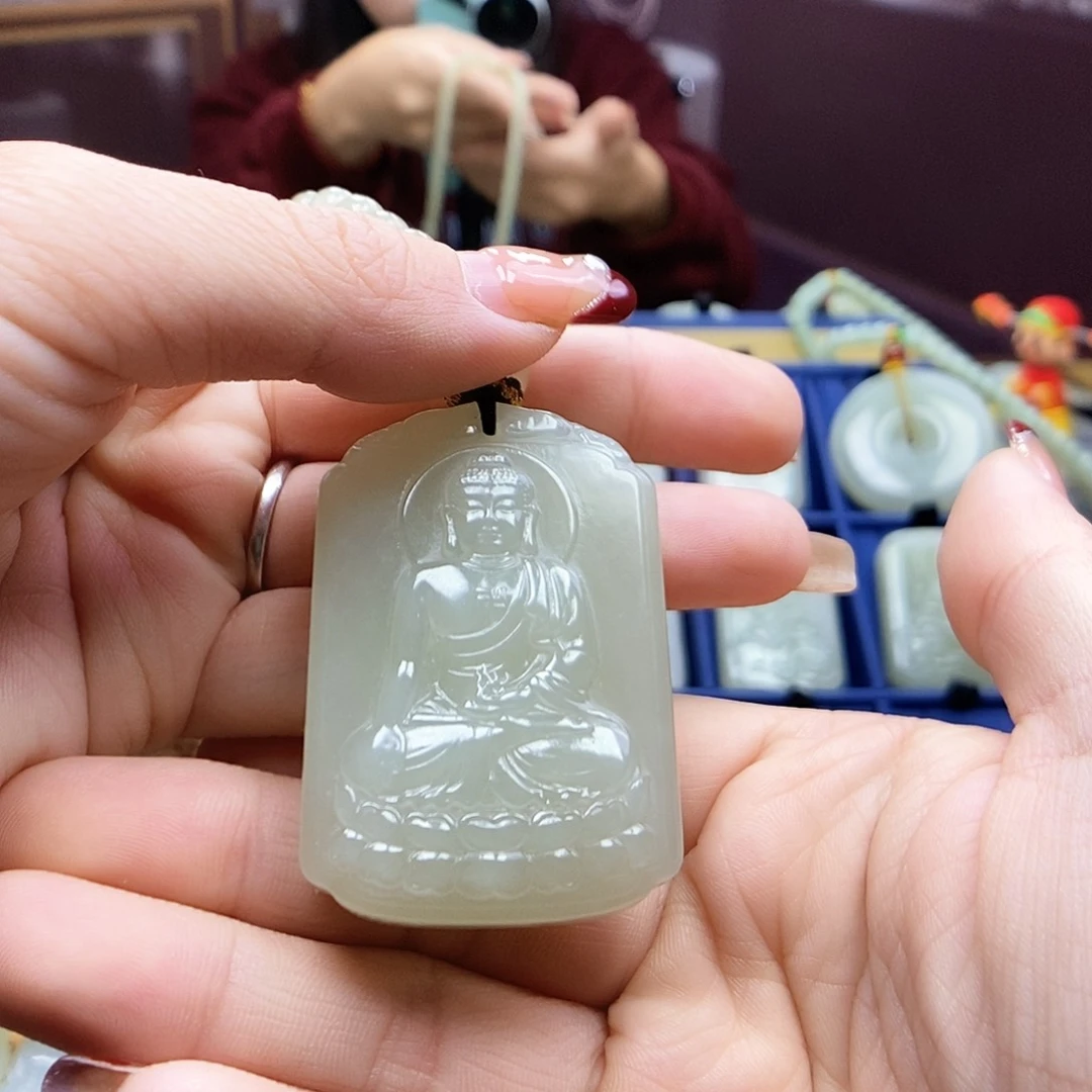 和田玉颈饰未镶嵌可*