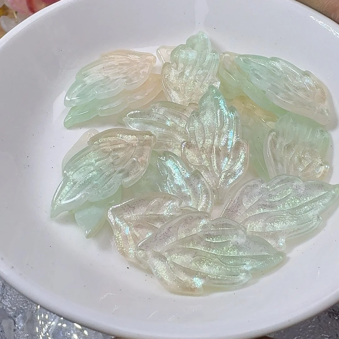 玻璃341号 牡丹叶 五十个