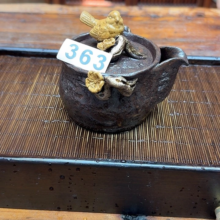 纯手工制作粗陶茶具