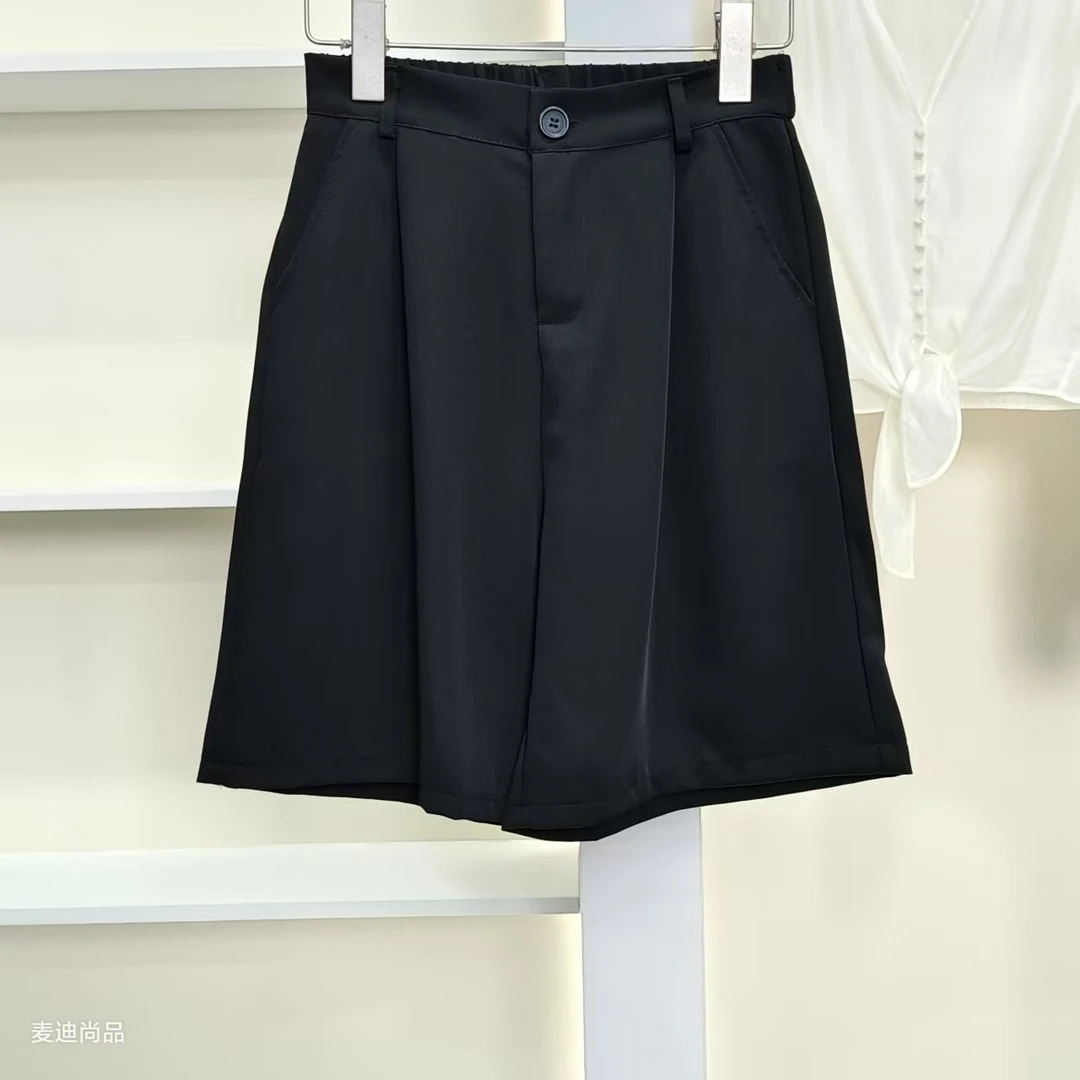 麦迪尚品【设计师】5060959 简约百搭休闲短裤夏季女商场同款