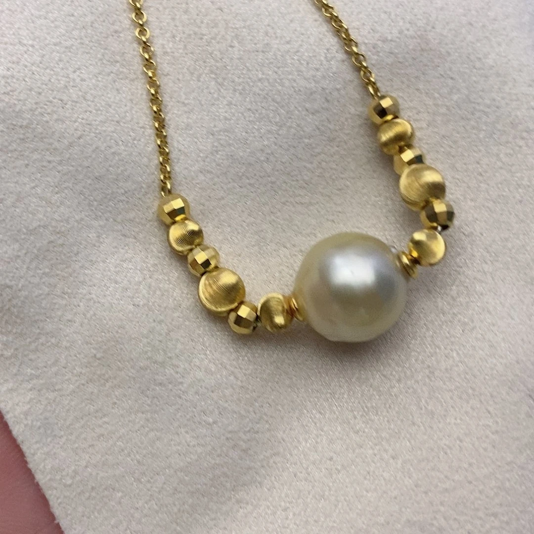 【闪购商品】海水珍珠银S925镶嵌手链