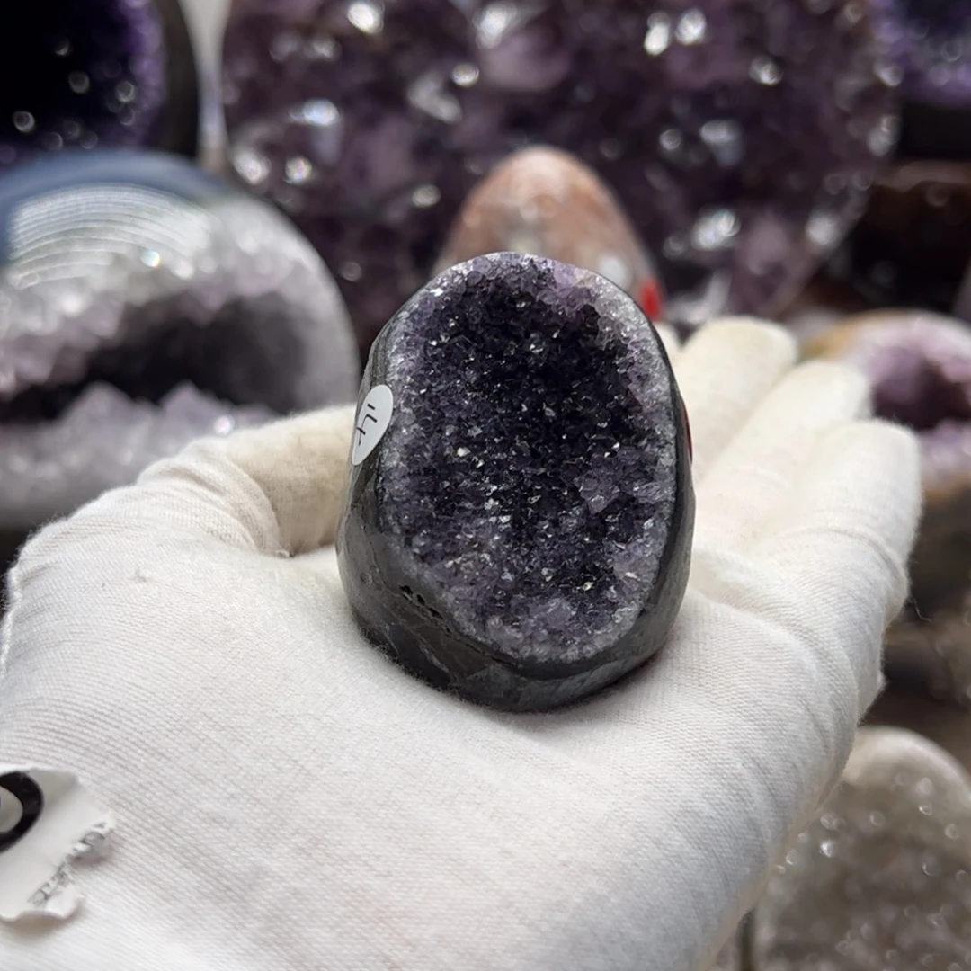 水晶未镶嵌水晶紫色10