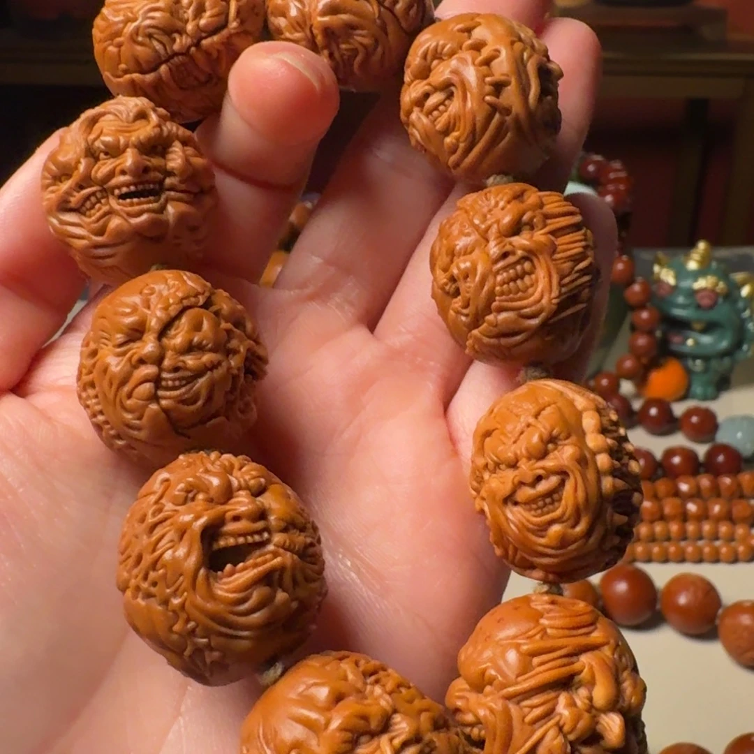 橄榄核手串/手链手工2.4恶僧4面