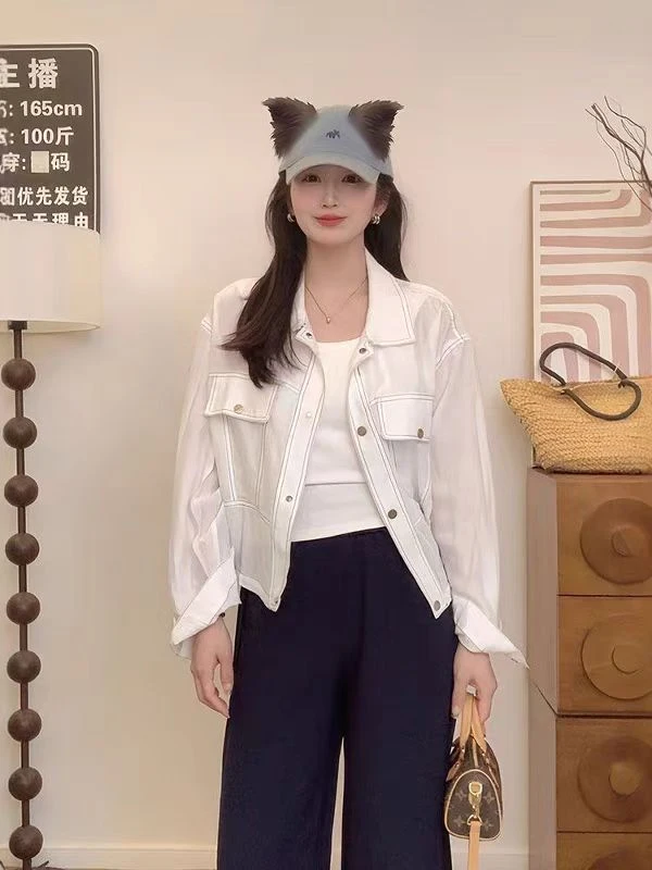 翻领洋气防晒衣设计感工装夹克显瘦休闲百搭外套S31(C12后)