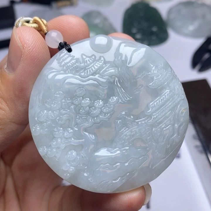 颈饰未镶嵌翡翠翡翠