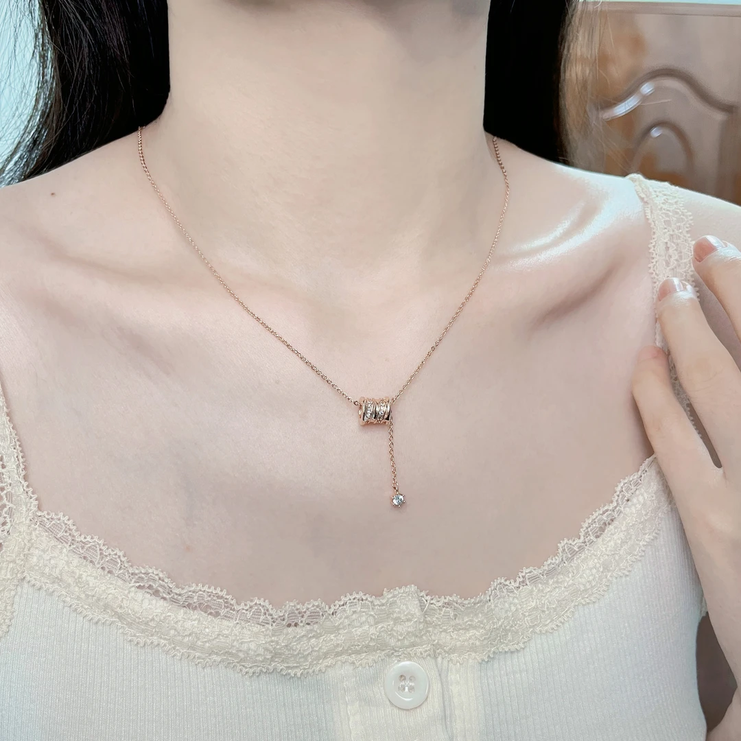 FANCI/范琦 坠链均925银 小蛮腰项链夏季轻奢饰品小众设计高级感