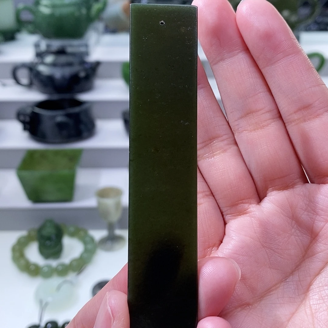 和田玉未镶嵌挂件书签