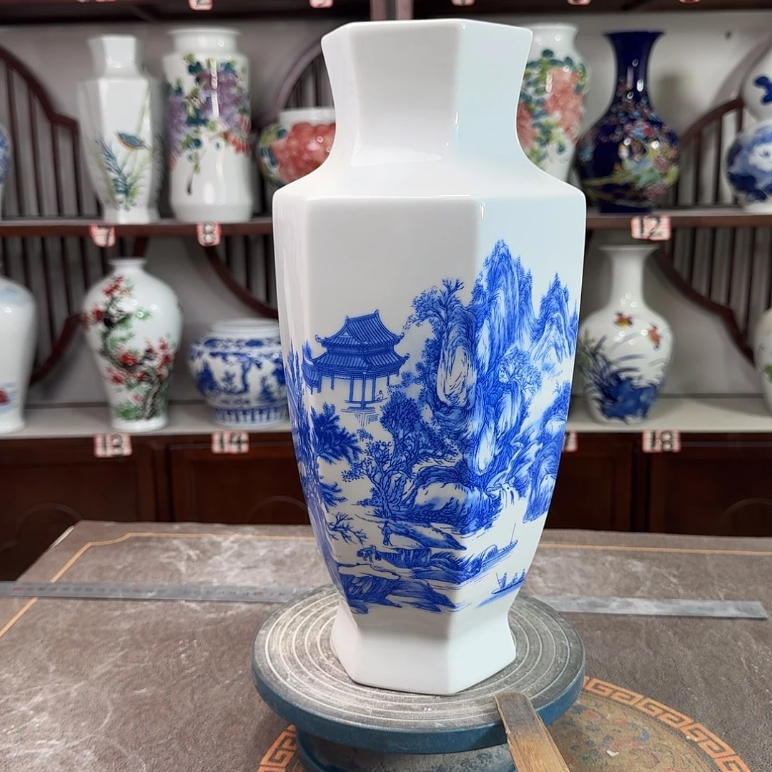 摆件陶景德镇陶瓷6山水