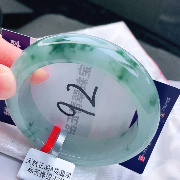 翡翠未镶嵌手镯缅甸天然a货翡翠手镯