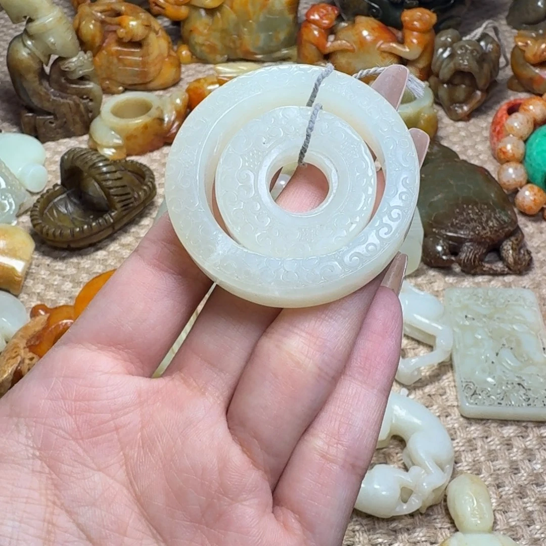吊坠白玉菩提挂件
