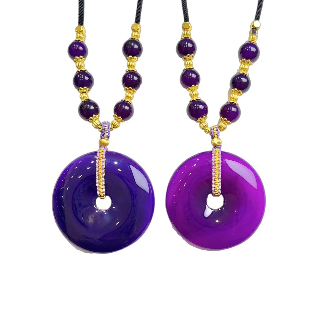 舒俱玛瑙平安扣(赠绳) A28-241