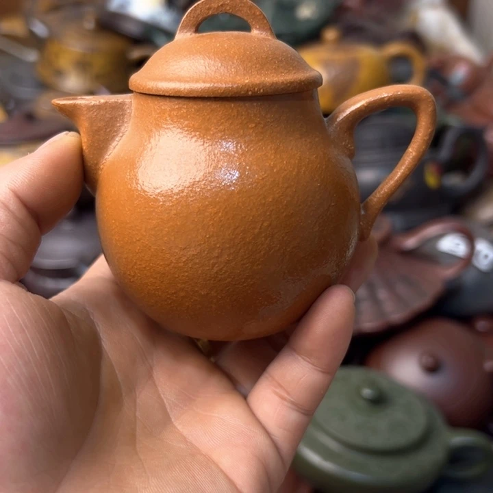 紫砂茶壶紫砂壶壶身花泥