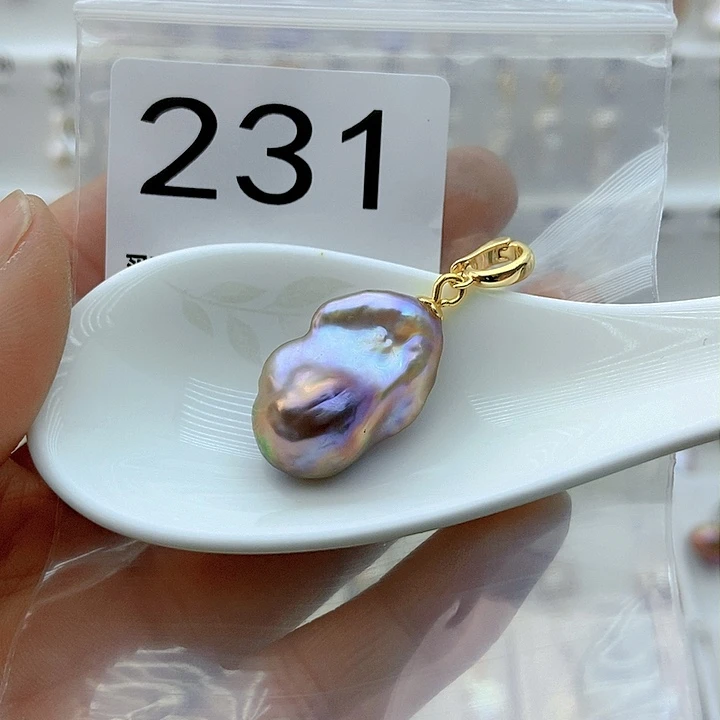 淡水珍珠颈饰银S925镶嵌