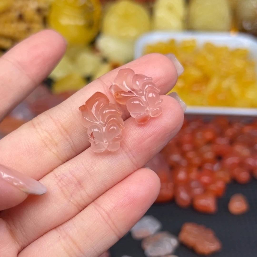 茉***莉南红玛瑙未镶嵌吊坠(不含链)