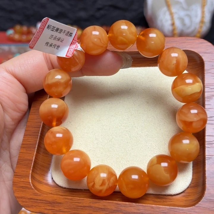 蜜蜡未镶嵌手链手串