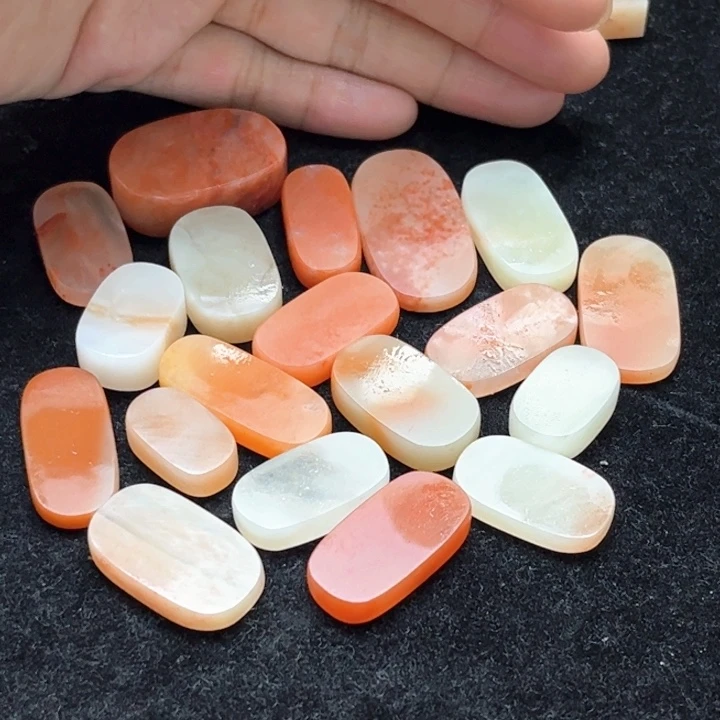 寿山石印石老挝石19片椭圆形小牌子