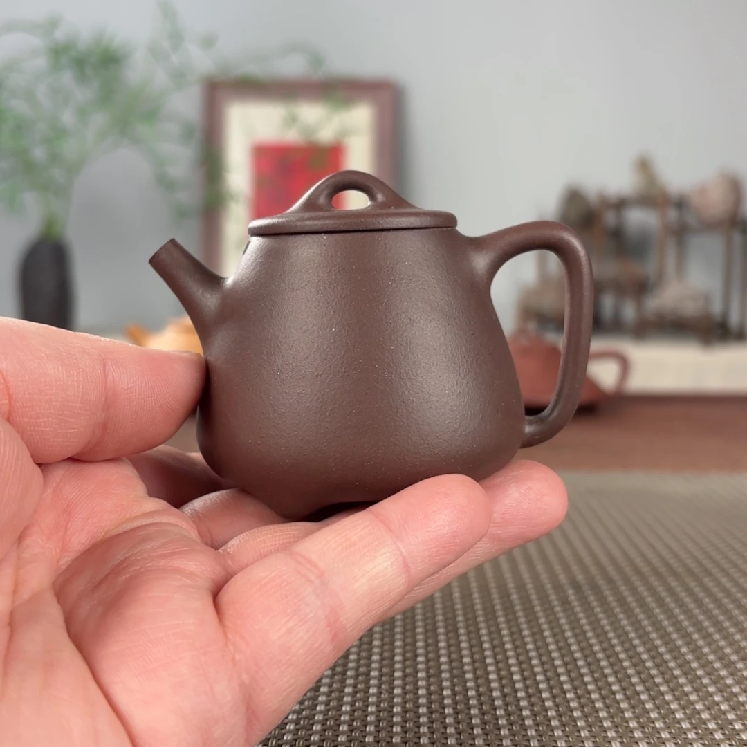 紫砂茶壶黄龙山原矿紫砂壶120