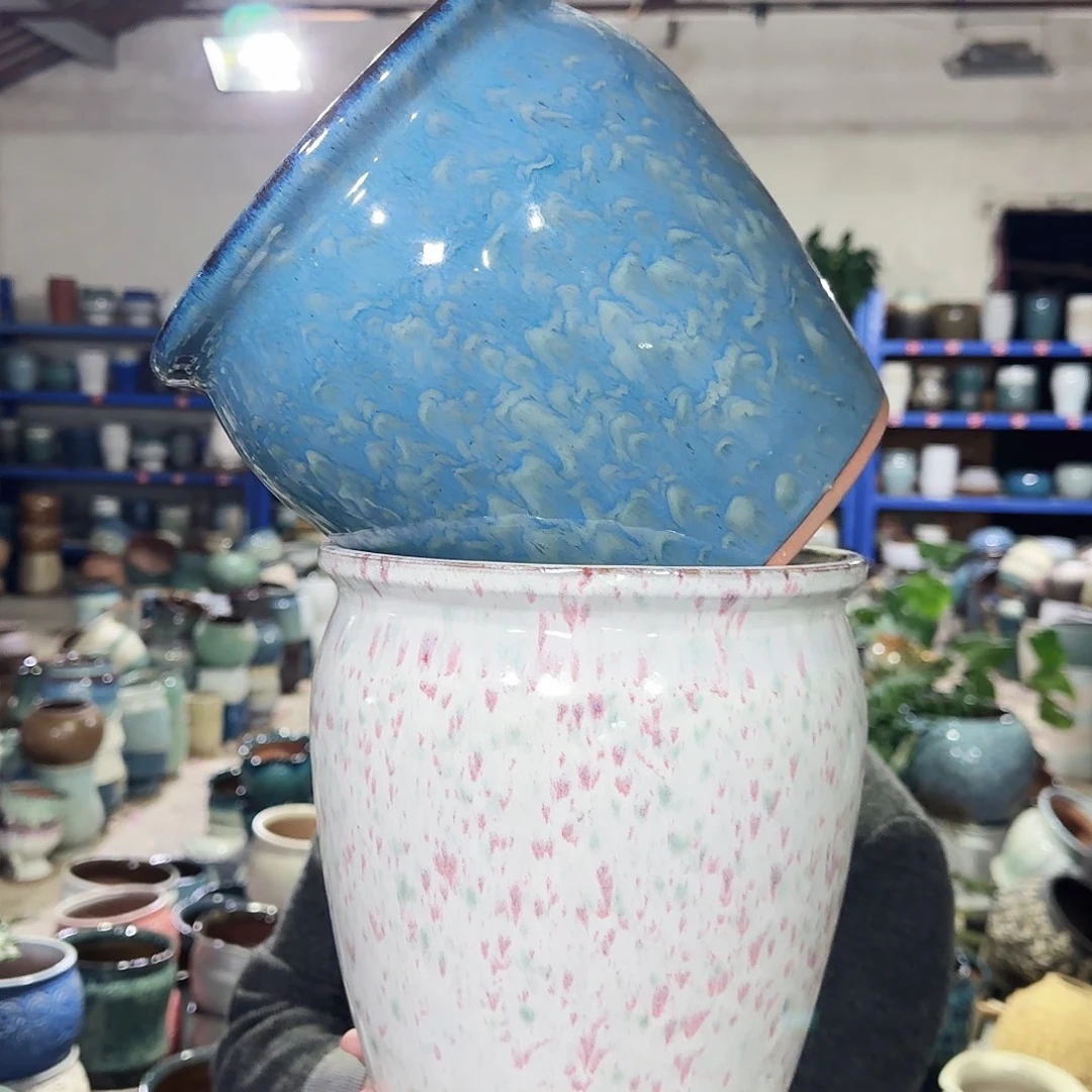 花盆紫砂高20口 20