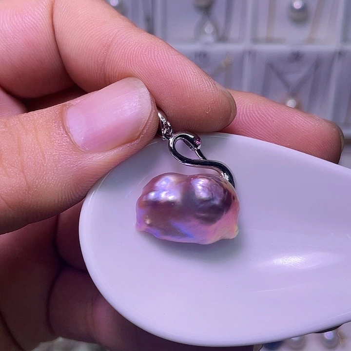 颈饰合金淡水珍珠19