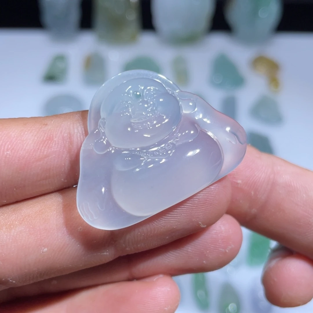 颈饰未镶嵌翡翠佛公