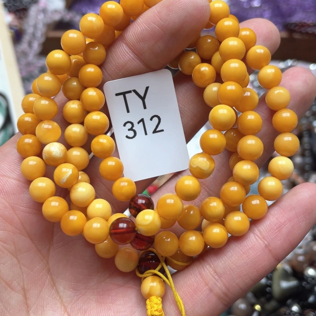 蜜蜡手链未镶嵌手串