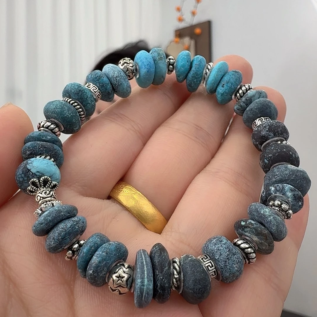 绿松石银S925镶嵌珠宝奇石