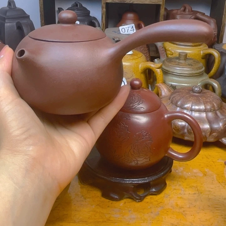 茶壶紫砂紫砂壶侧把西施250cc