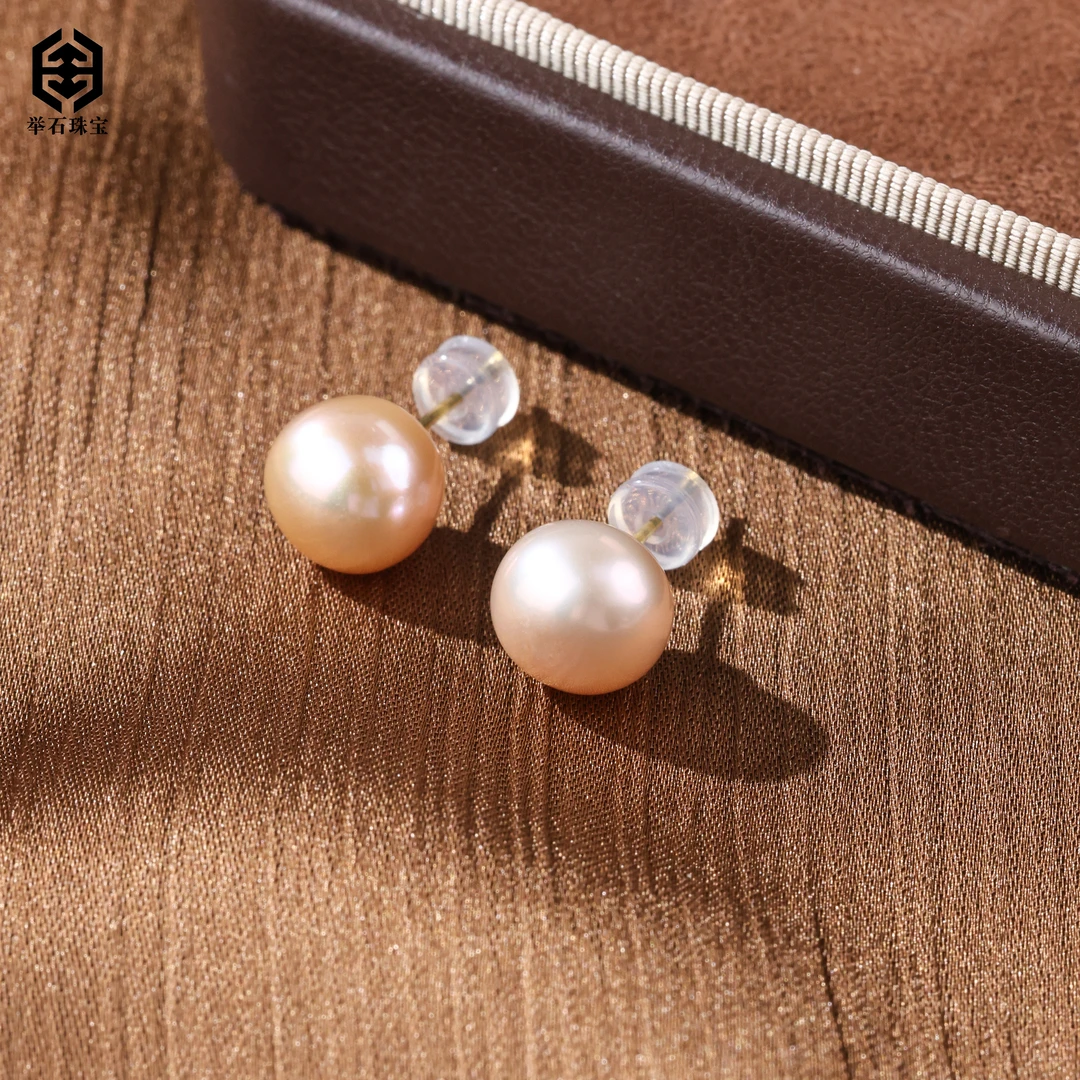 【举石珠宝】T0608-798-123淡水有核珍珠耳饰（一对/多样性发）K