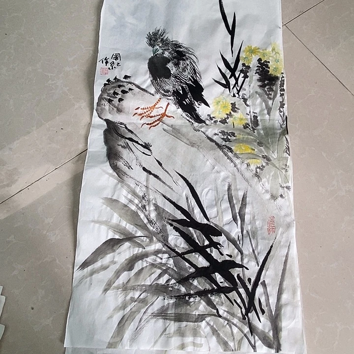 国画四尺四开手绘作品