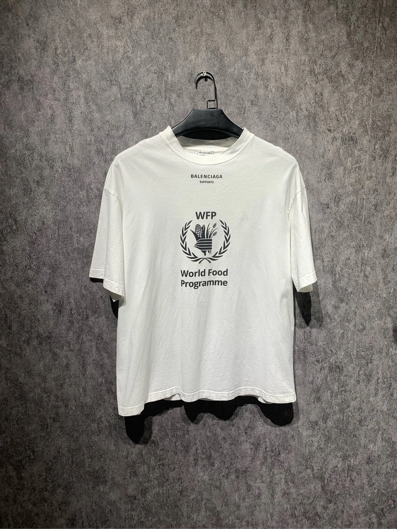 99新 Balenciaga/巴黎世家 麦穗短袖/S码/Y9167