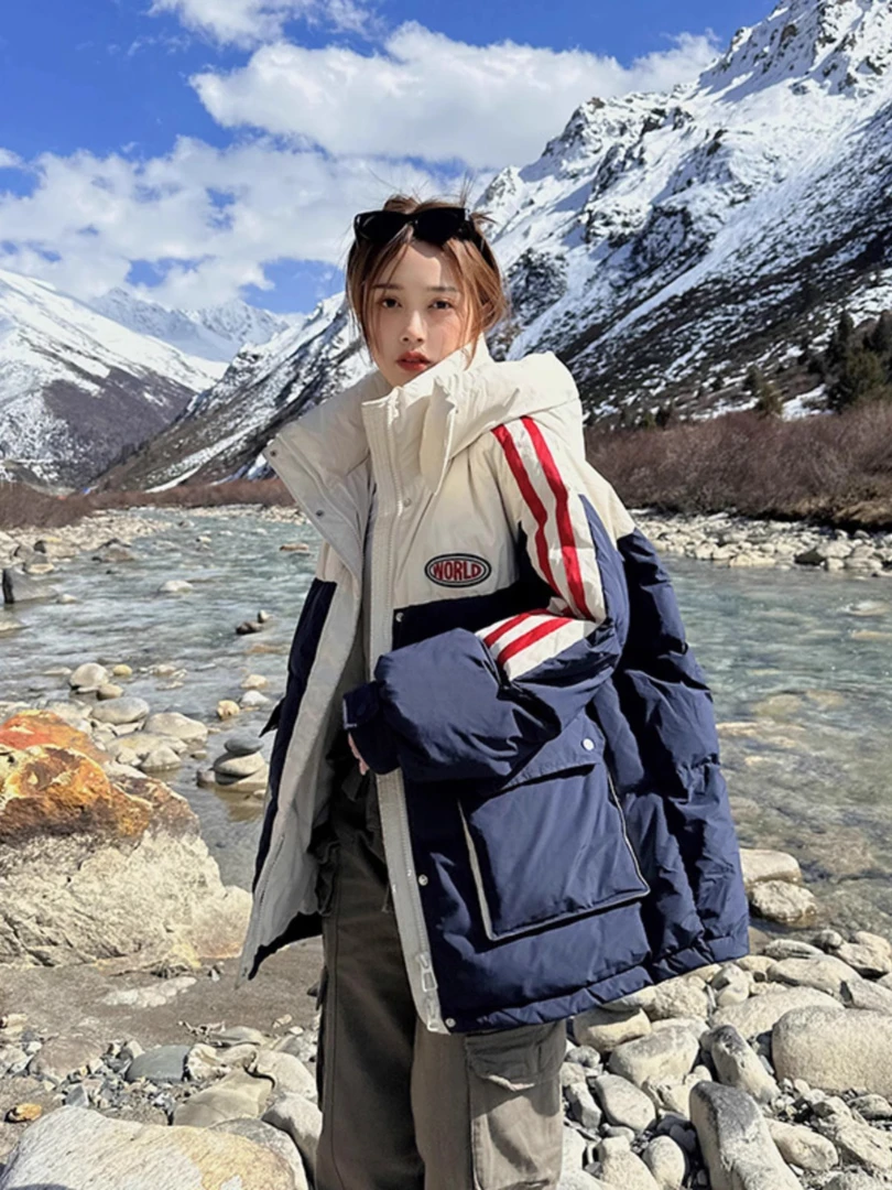 短款羽绒服女气质显瘦2024新款宽松女装加厚保暖外套