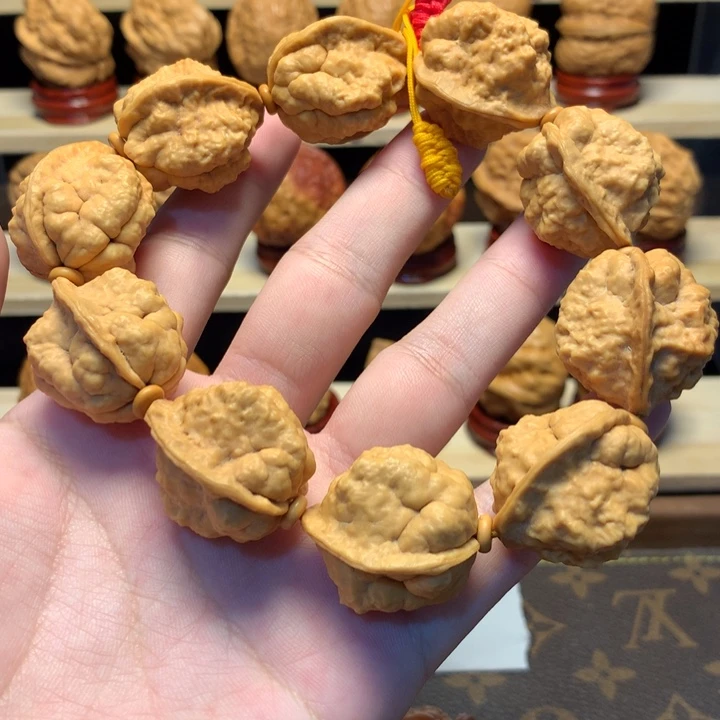 把件文玩核桃羊头