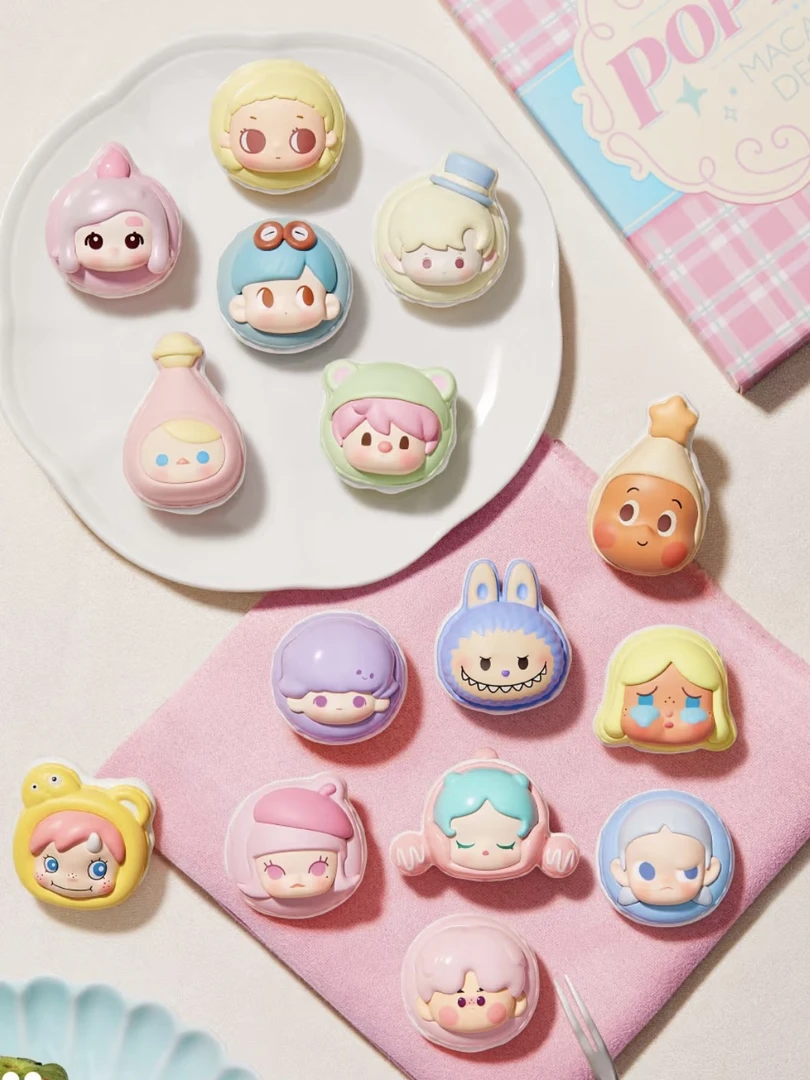 泡泡马卡龙萌粒甜品系列公仔挂件潮玩