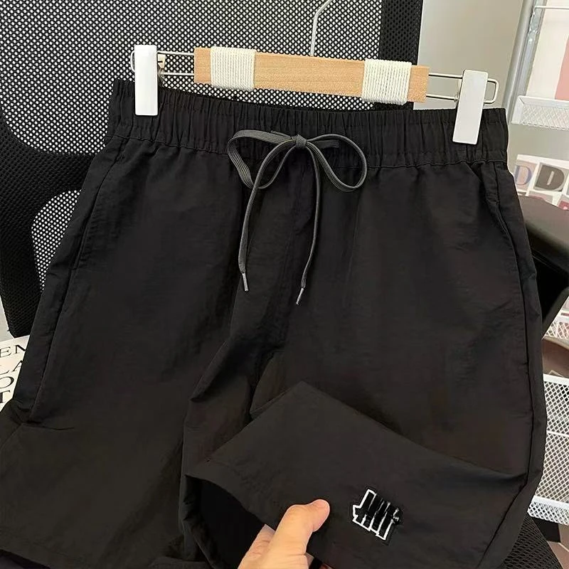 美式刺绣运动五分男款夏季爆款速干时尚个性休闲百搭薄款运动短裤