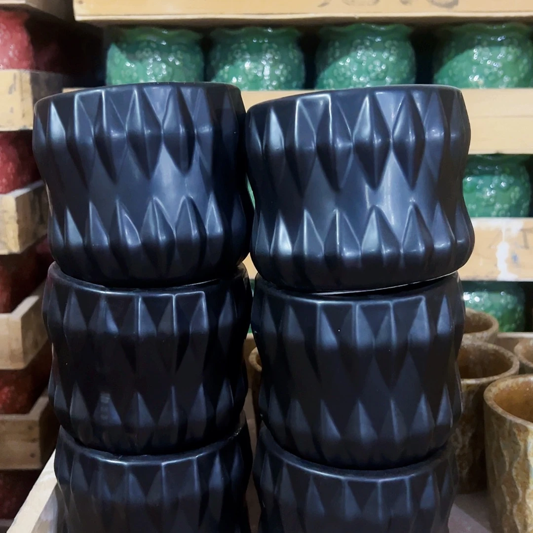 有孔外贸尾单陶瓷花盆凑单10米包邮