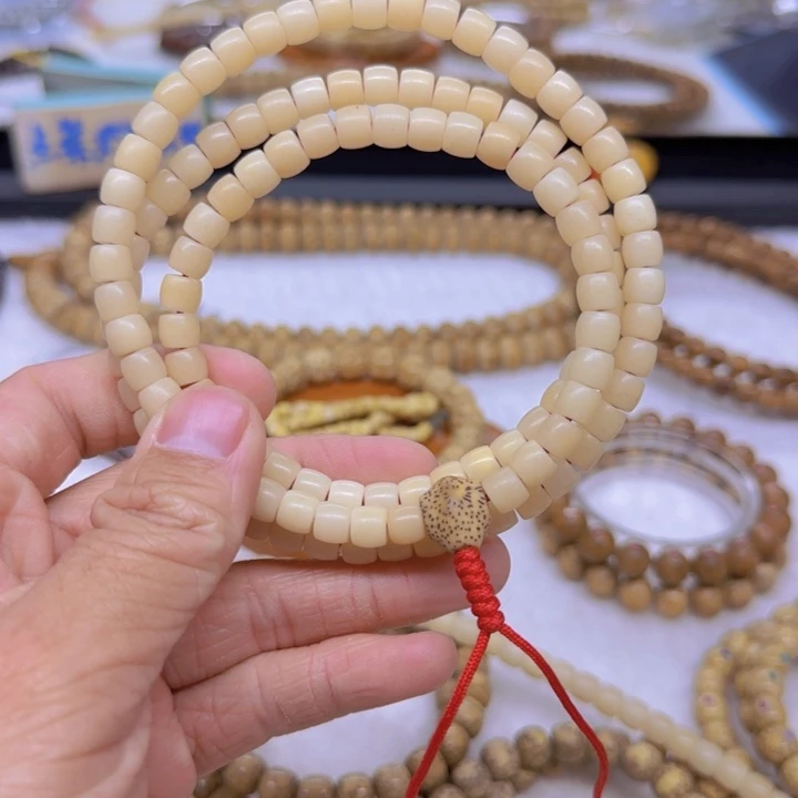 星月菩提吊坠7x6 直切桶珠