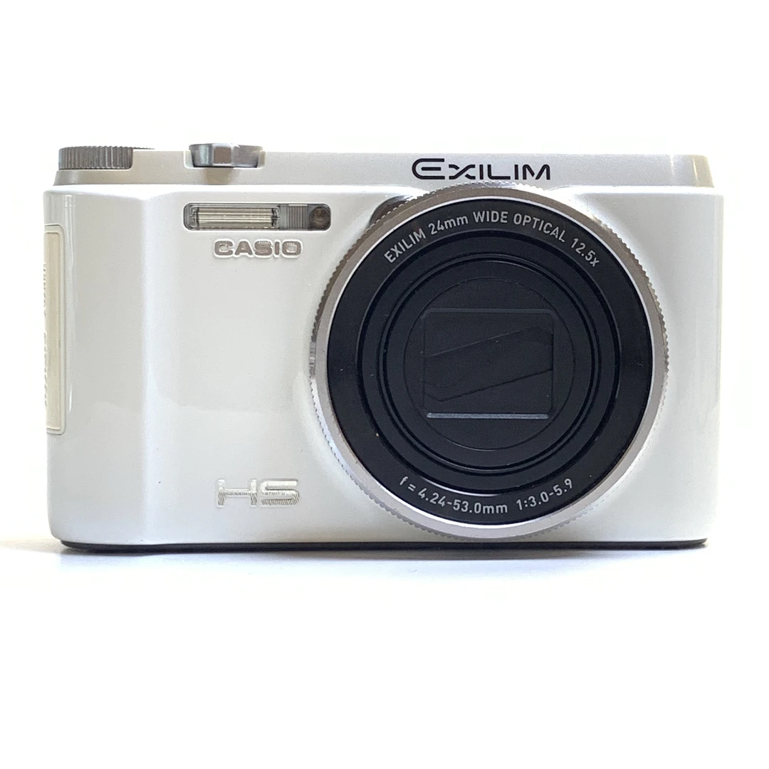 95新 Casio/卡西欧 ZR1500白色1679万像素12.5倍变焦长焦美颜