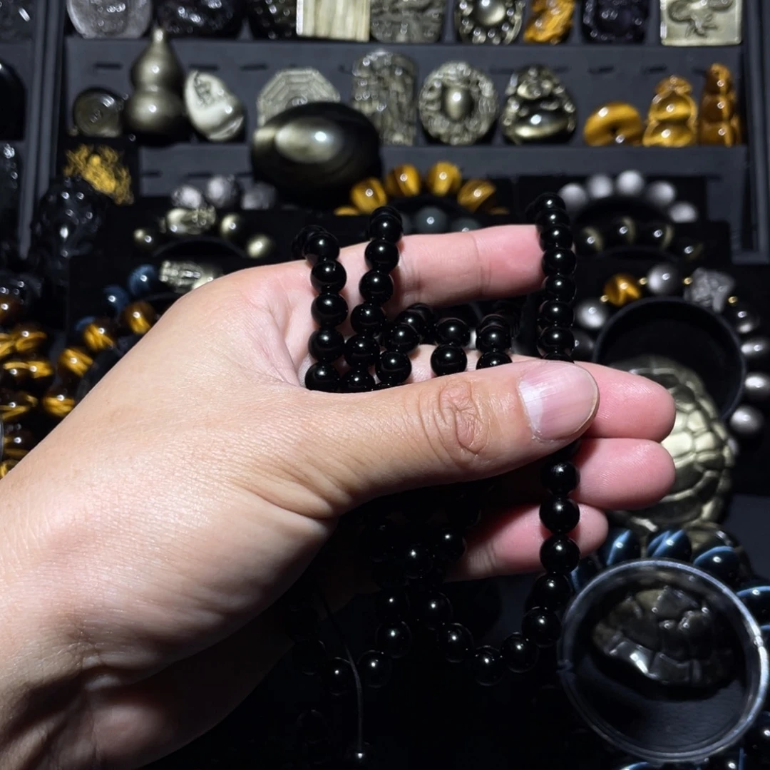 未镶嵌黑曜岩珠宝奇石王*进