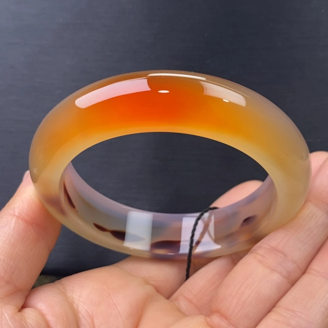 玛瑙/玉髓未镶嵌手镯57圈