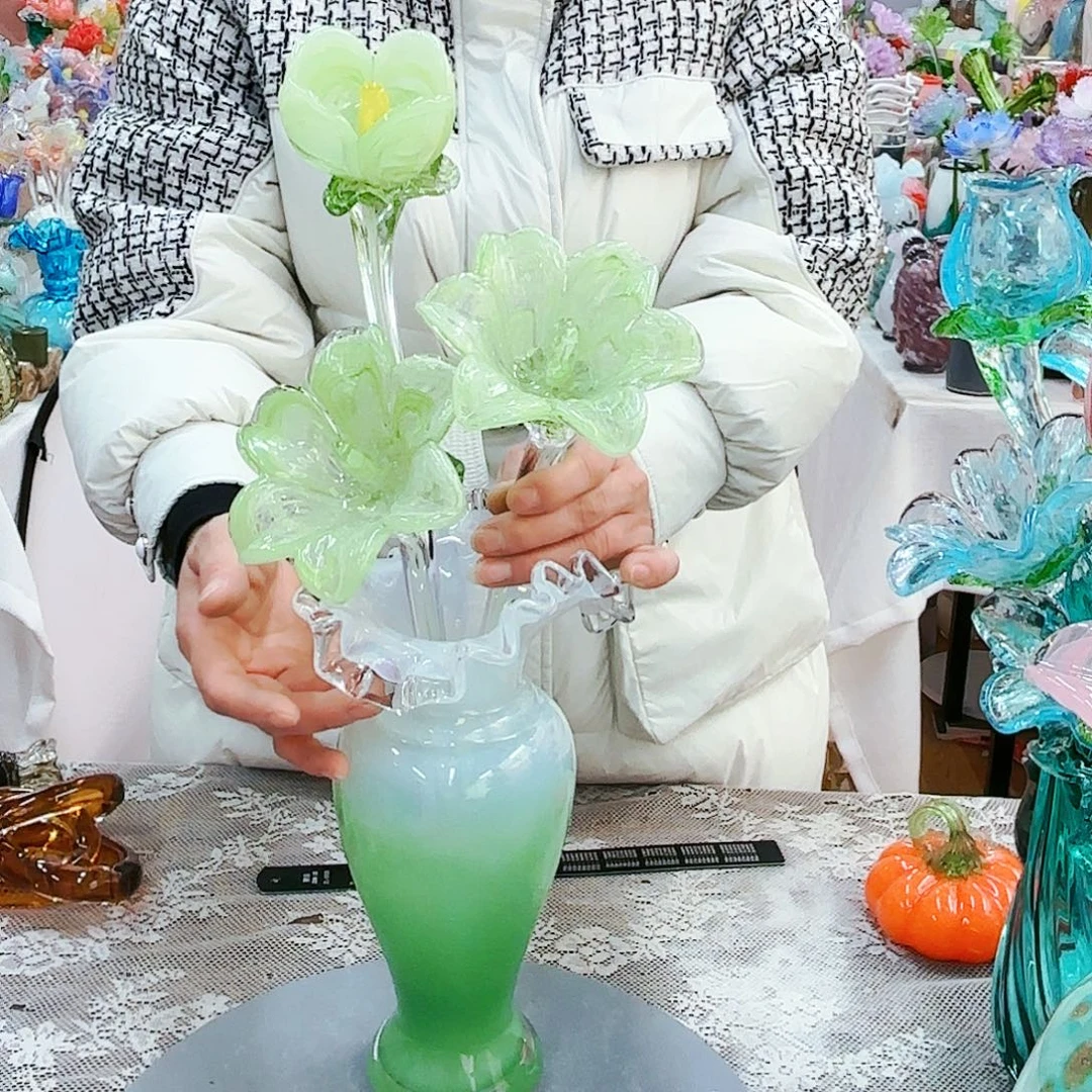 福利不退不换琉璃花瓶艺术品