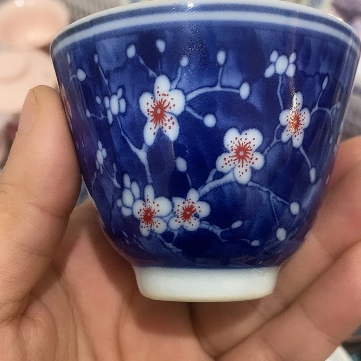 摆件陶景德镇陶瓷主人杯23455