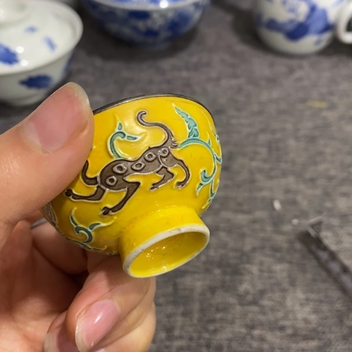紫砂茶杯非常漂亮好看的碗