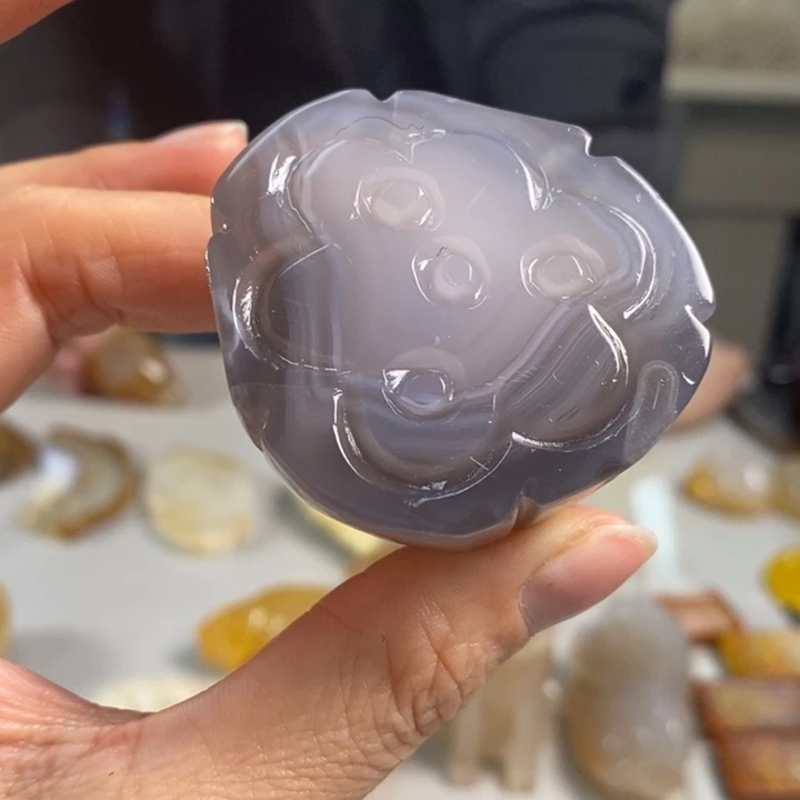 玛瑙/玉髓吊坠(不含链)未镶嵌